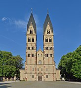 Koblenz - Basilika St. Kastor Westfassade