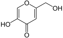Struktur von Kojisäure