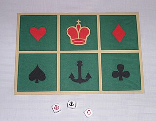<span class="mw-page-title-main">Crown and Anchor</span> Dice game