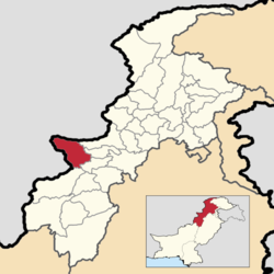 Carte du district de Kurram