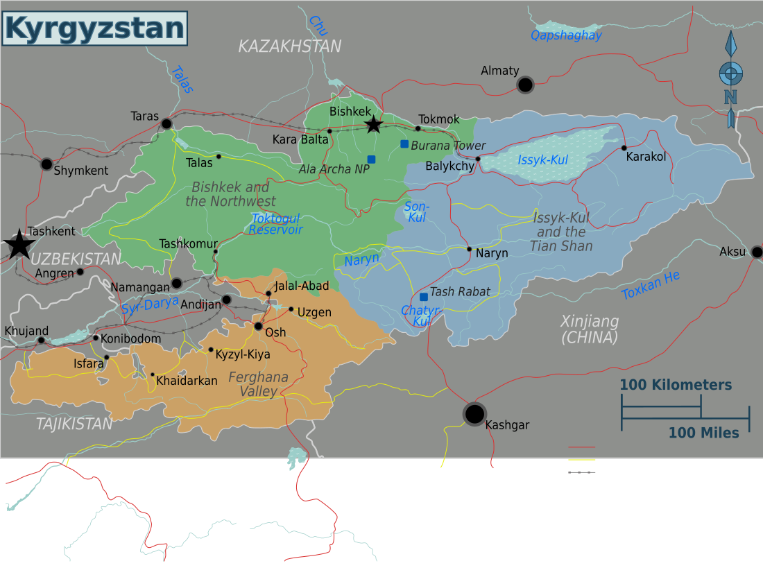 File:Kyrgyzstan regions map.svg