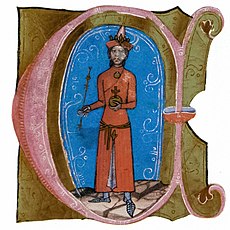 IV. László király kun öltözékben való ábrázolása a Képes krónika egy miniatúráján