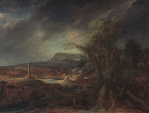 Paisaje con un obelisco, Govaert Flinck, 1638, Isabella Stewart Gardner Museum, Boston.jpg