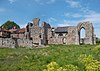 Leiston Abbey ruins, chapter house, south transept and presbytery.jpg