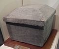 Stone box for holding Buddhist relics