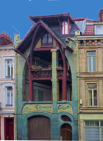 File:Lille, 14 rue de Fleurus La maison Coilliot PA00107670).jpg