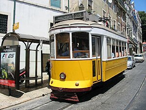 Foto van Lissabonse tram (van Wkipedia)
