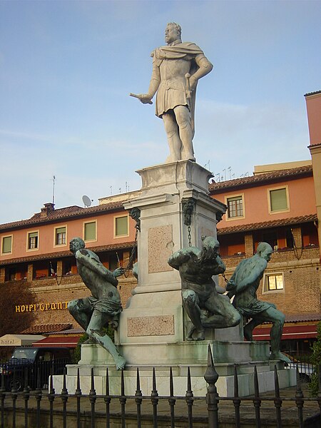 صورة:Livorno, Monumento dei quattro mori a Ferdinando II (1626) - Foto Giovanni Dall'Orto, 13-4-2006 01.jpg