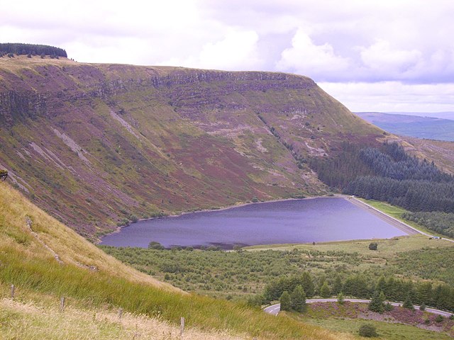 Llyn Fawr Reservoir in 2008