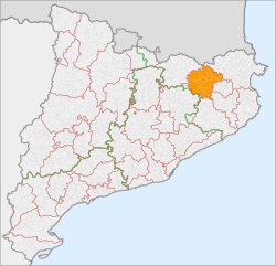 Location of Garrotxa