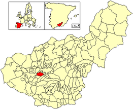 Kaart van Las Gabias
