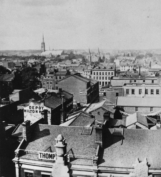 File:Looking north from St Lawrence Market in 1860s.jpg