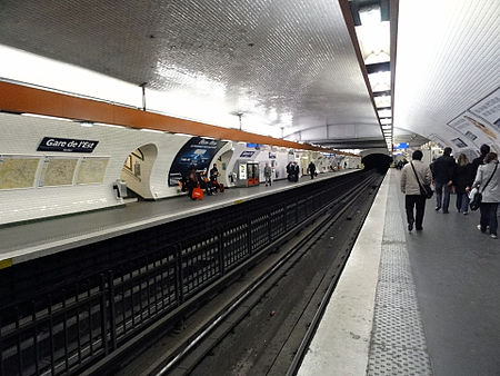 Métro de Paris - Gare de l'Est - Ligne 4 01.jpg