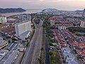 Image 117The usually crowded Lim Chong Eu Expressway and its surroundings in Penang deserted throughout the Malaysian movement control order, as seen on 22 March 2020, to combat COVID-19 pandemic. (from History of Malaysia)