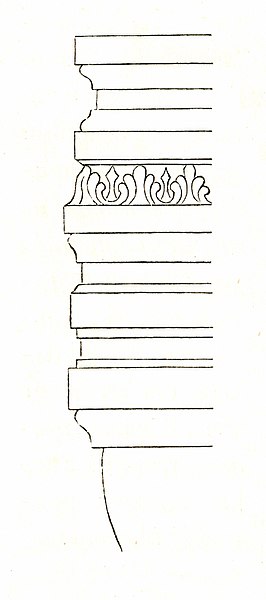 File:MZK 05 - 1860 Reisenotizen Italien Fig 109 Palermo Dom Grabmal Friedrich II. Profilierung Sarkophag.jpg