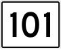 State Route 101 marker