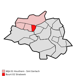 Kaart van Strabeek