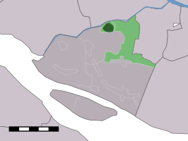 Kaart van Nieuw-Beijerland