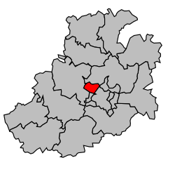 Canton d'Amiens-2 (Nord-Ouest) - Carte