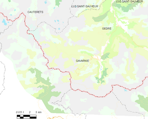 Situation de la commune de Gavarnie.