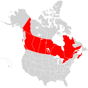 Mapon de Nordameriko elstariganta OCAN Arkidiocezon de Canada.svg