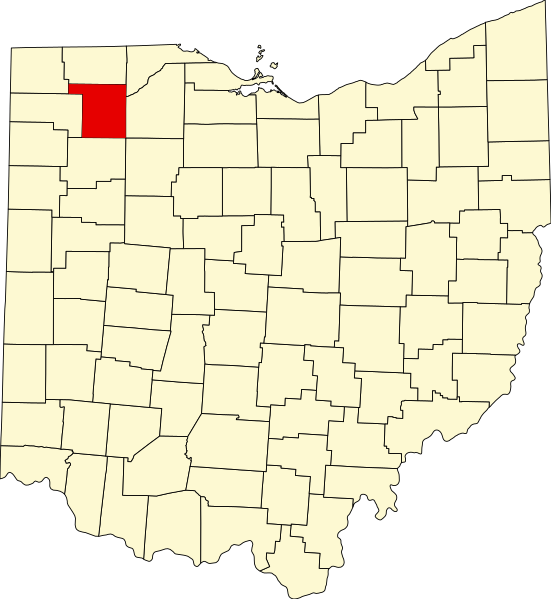 صورة:Map of Ohio highlighting Henry County.svg