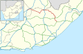 Map of the R58 (South Africa).svg