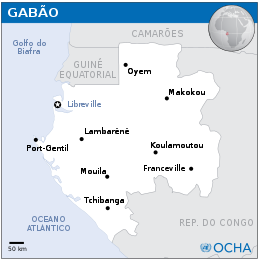 Mapa República Gabonesa