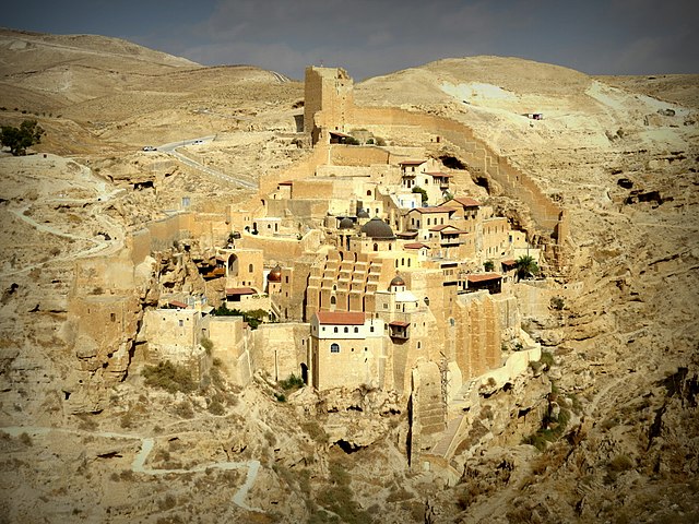 Mar Saba monastery, founded by the disciples of Sabbas the Sanctified, a Palestinian grazer hermit and monk