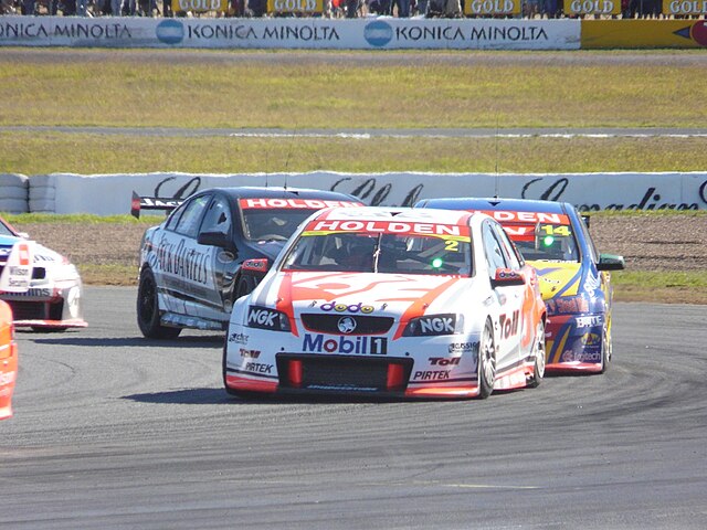 Mark Skaife driving a Holden Commodore VE for the Holden Racing Team