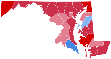 Maryland elnökválasztási eredményei 1928.svg