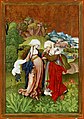 The Visitation, from Selmecbánya label QS:Len,"The Visitation, from Selmecbánya" label QS:Lhu,"Vizitáció" 1506. tempera on wood medium QS:P186,Q175166;P186,Q287,P518,Q861259 . 140 × 94.5 cm (55.1 × 37.2 in). Magyar Nemzeti Galéria, Budapest