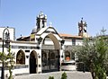 كاتدرائية سيدة النياح في باب شرقي بدمشق القديمة؛ تعتبر منطقة الشرق الأوسط مهد المسيحيَّة.