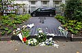 Memorial to the 7 July 2005 London bombings in Tavistock Square, Bloomsbury.