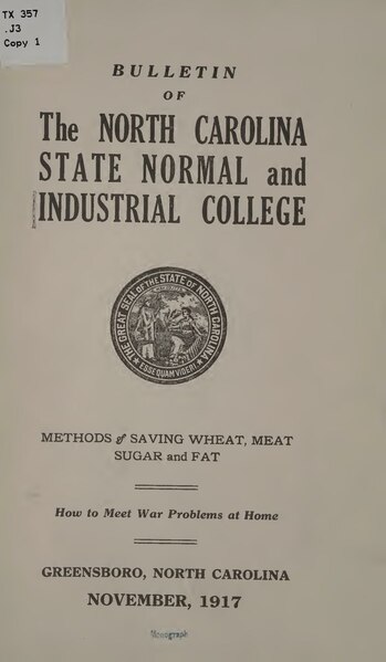 File:Methods of saving wheat, meat, sugar and fat -how to meet war problems at home - (IA methodsofsavingw00jami).pdf