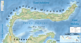 (Voir situation sur carte : péninsule de Minahasa)