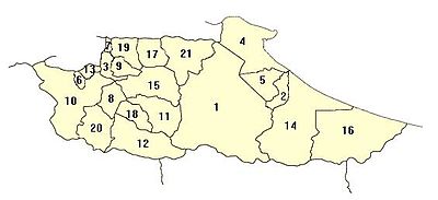 State Miranda: Administrative divisions, Geography, Other sites of interest