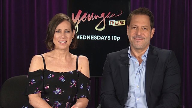 Actress Miriam Shor and creator Darren Star interviewed on Sidewalks Entertainment about Younger in 2017