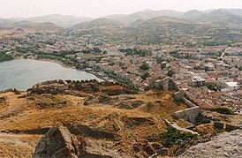 Вид на столицу острова из венецианской крепости