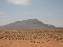 Monte Estância, de hööchste Barg op dat Eiland Boa Vista