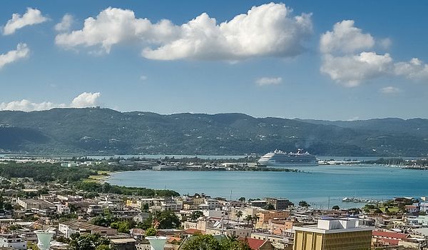 Cruise ship at Montego Bay