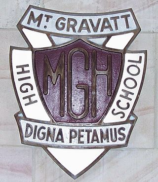<span class="mw-page-title-main">Mount Gravatt State High School</span> State high school in Mount Gravatt, Queensland, Queensland, Australia