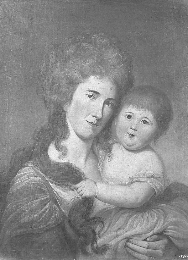 Peggy Chew Howard and John Eager Howard Jr., portrait by Charles Willson Peale
