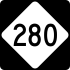 North Carolina Highway 280 Markierung