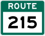 Route 215 shield