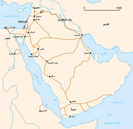 جرش من المدن المشهورة على طريق التجارة قبل الإسلام في منطقة