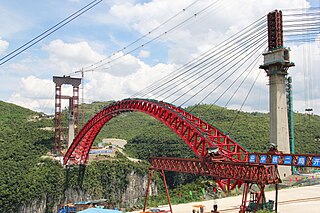 Najiehe Railway Bridge bridge in Peoples Republic of China