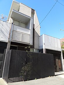 Napier Street Housing - Terrace Entrance on Napier Street Napier Street Housing Kerstin Thompson terrace entry.jpg