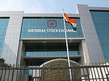National Stock Exchange in Mumbai, India, is the tenth-largest stock exchange in the world, sixth-largest in Asia and second-largest in India. National Stock exchange Mumbai.JPG