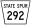 Nebraska State Spur 292.svg